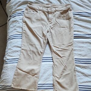 Chico's Tan Boot Cut Pants